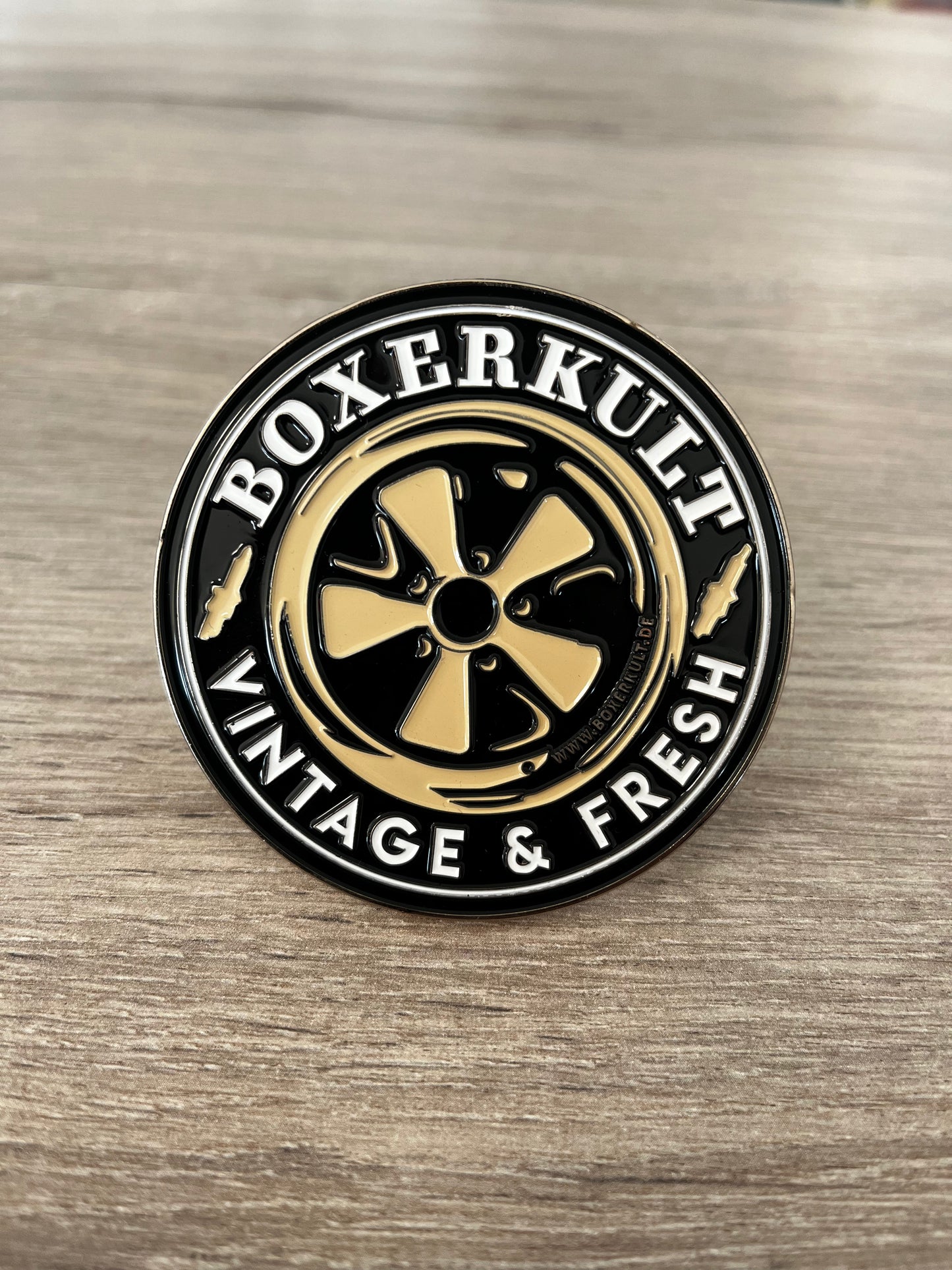 BoxerKult Emaille Grill Badge